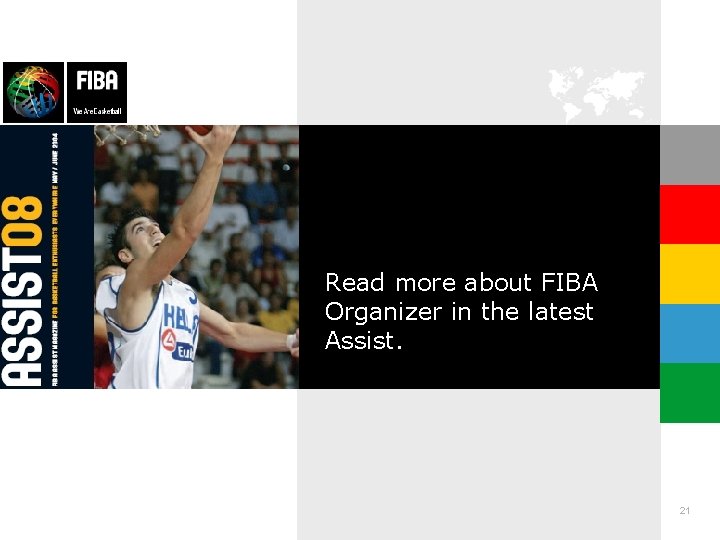 Read more about FIBA Organizer in the latest Assist. 21 