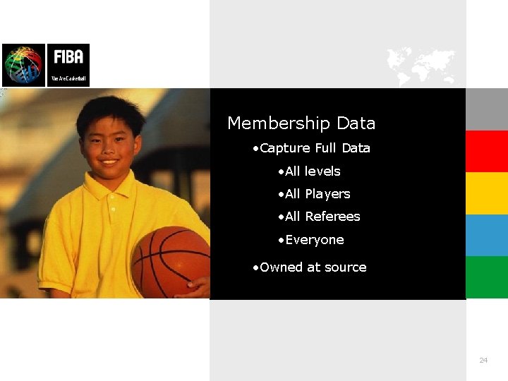 Membership Data • Capture Full Data • All levels • All Players • All