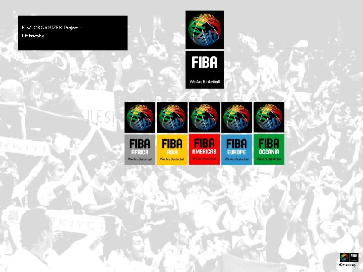 FIb. A ORGANIZER Project – Philosophy © FIBA 2005 