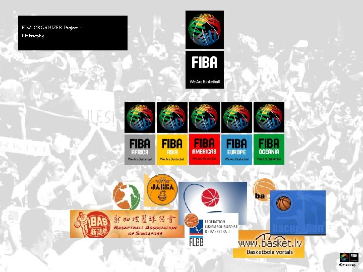 FIb. A ORGANIZER Project – Philosophy © FIBA 2005 