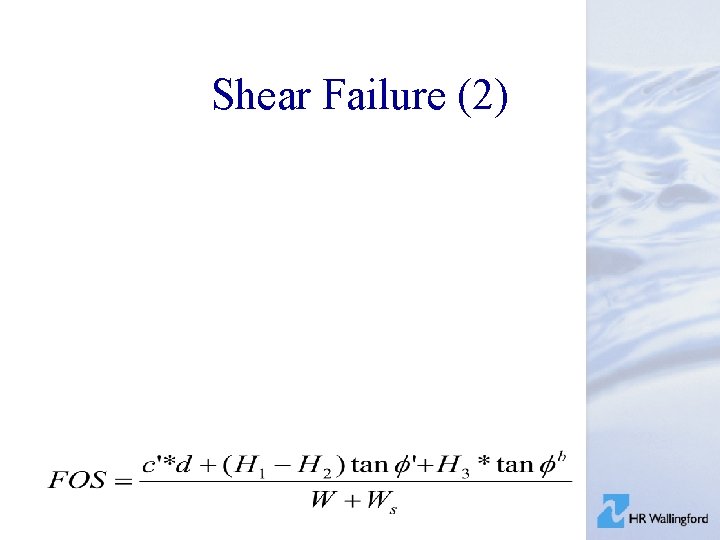 Shear Failure (2) 