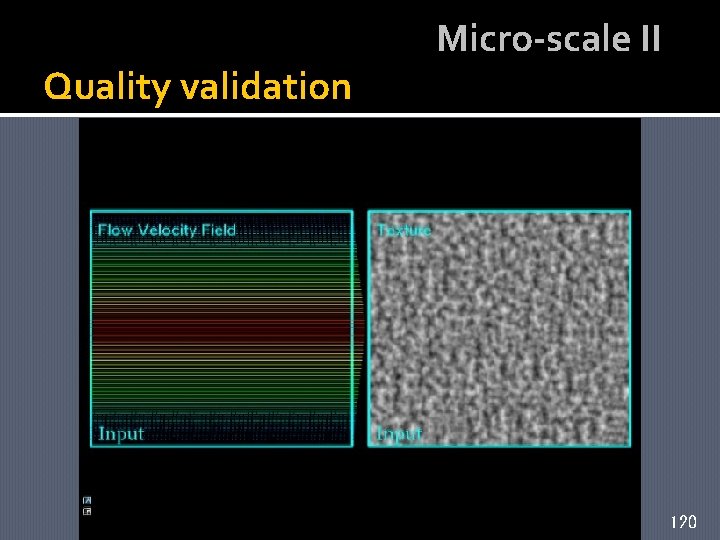Quality validation Micro-scale II 120 