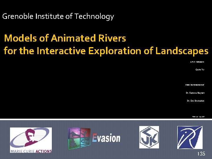 Grenoble Institute of Technology Models of Animated Rivers for the Interactive Exploration of Landscapes