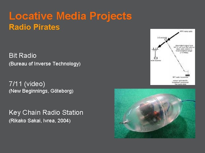 Locative Media Projects Radio Pirates Bit Radio (Bureau of Inverse Technology) 7/11 (video) (New