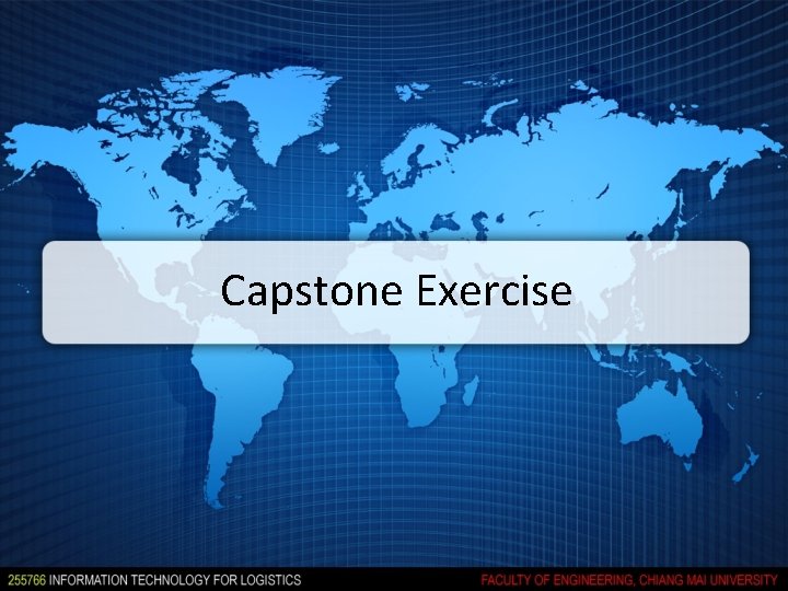 Capstone Exercise 