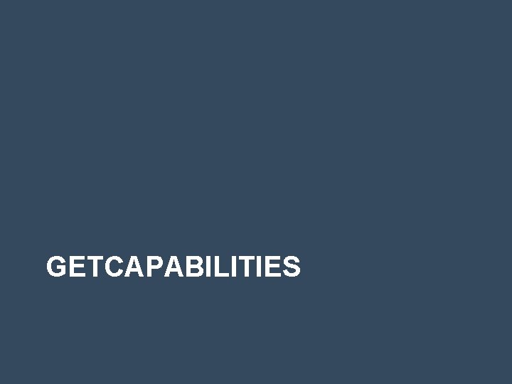 GETCAPABILITIES 