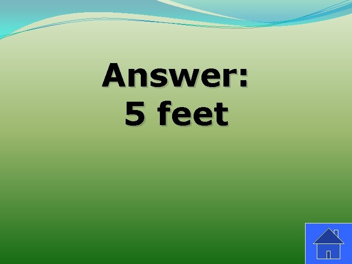 Answer: 5 feet 