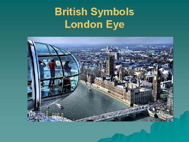 British Symbols London Eye 