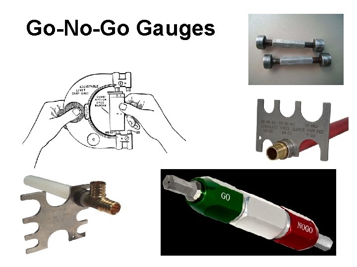 Go-No-Go Gauges 13 Go-No-Go Gauges 13