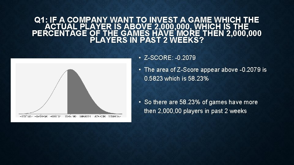 Q 1: IF A COMPANY WANT TO INVEST A GAME WHICH THE ACTUAL PLAYER Q 1: IF A COMPANY WANT TO INVEST A GAME WHICH THE ACTUAL PLAYER