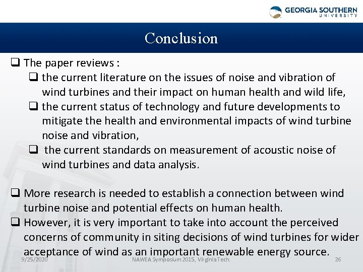 Conclusion q The paper reviews : q the current literature on the issues of