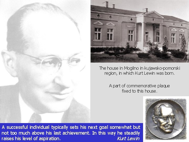 The house in Mogilno in kujawsko-pomorski region, in which Kurt Lewin was born. A