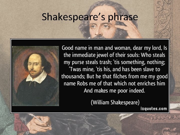 Shakespeare’s phrase 