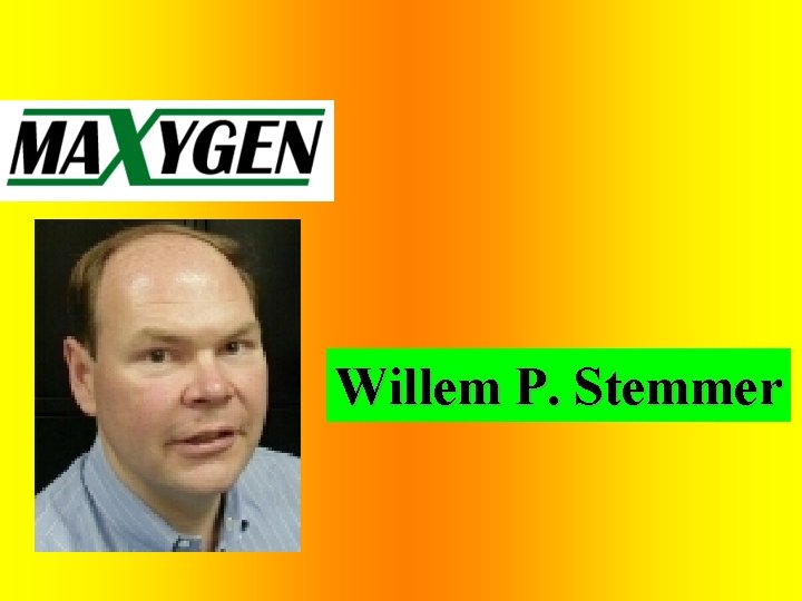 Willem P. Stemmer 
