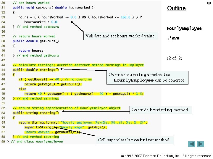 Outline 89 Hourly. Employee Validate and set hours worked value . java (2 of Outline 89 Hourly. Employee Validate and set hours worked value . java (2 of