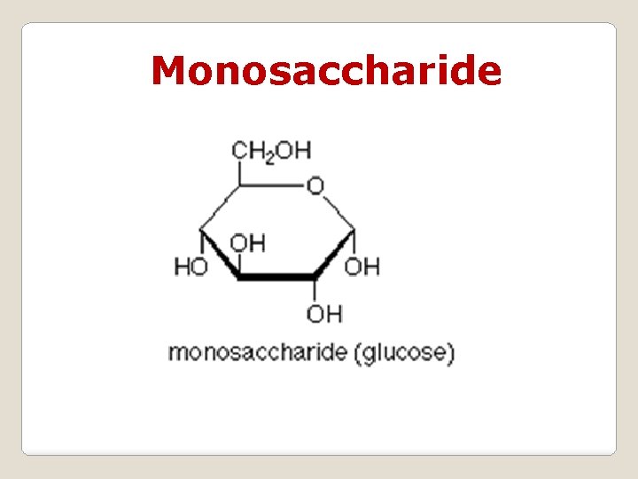 Monosaccharide 