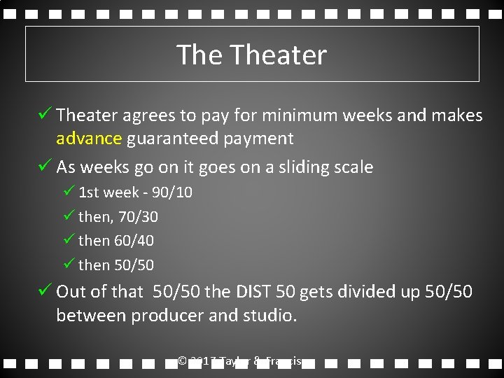 The Theater ü Theater agrees to pay for minimum weeks and makes advance guaranteed