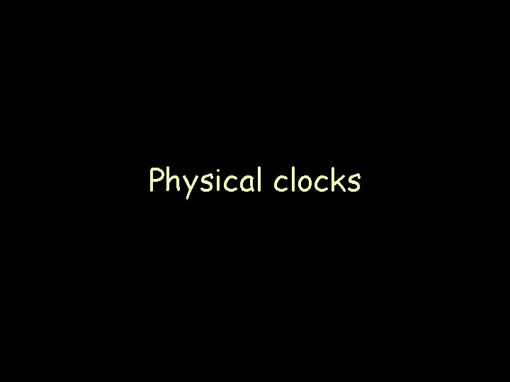 Physical clocks Page 3 