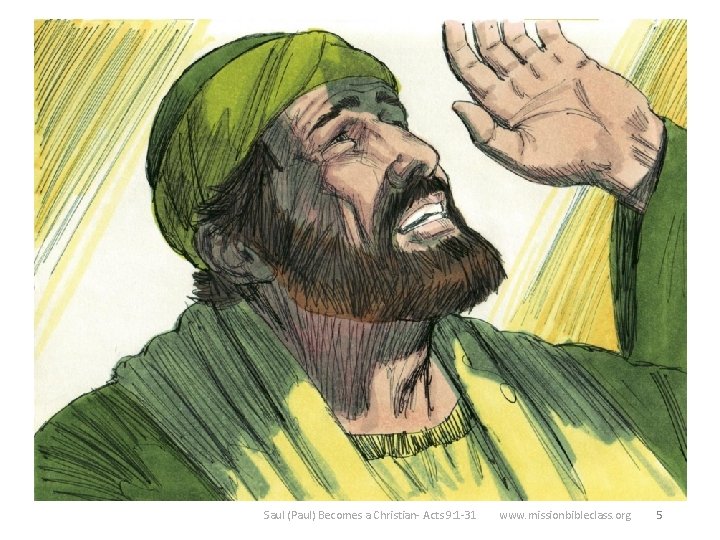 5 Saul heard the voice but could not see. “Who are you? ” he