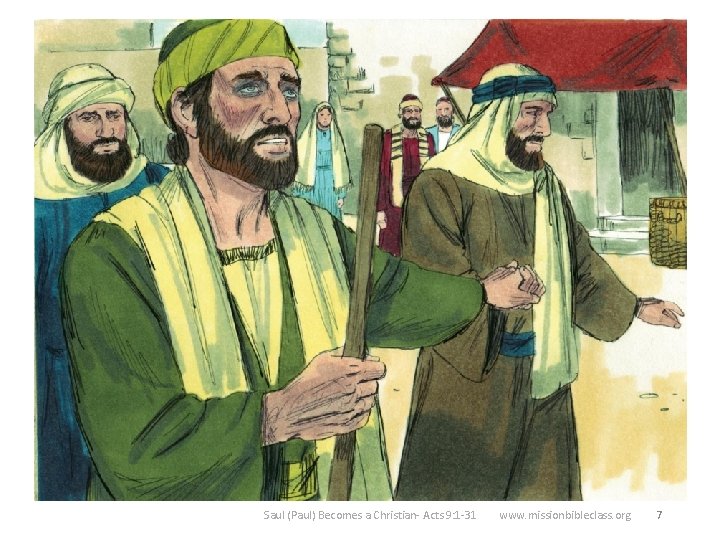 7 The other men traveling with Saul saw the light but could not hear