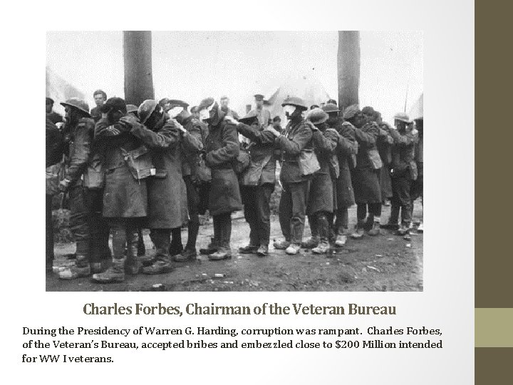 Charles Forbes, Chairman of the Veteran Bureau During the Presidency of Warren G. Harding,