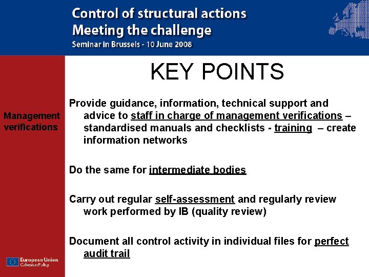 KEY POINTS Provide guidance, information, technical support and Management advice to staff in charge