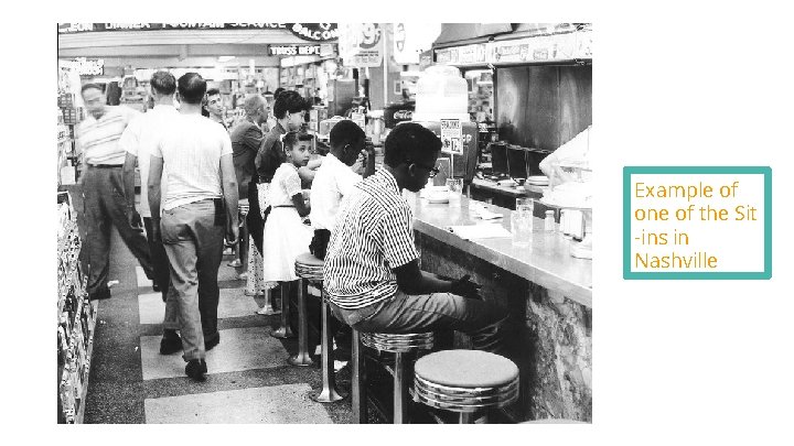 Example of one of the Sit -ins in Nashville 