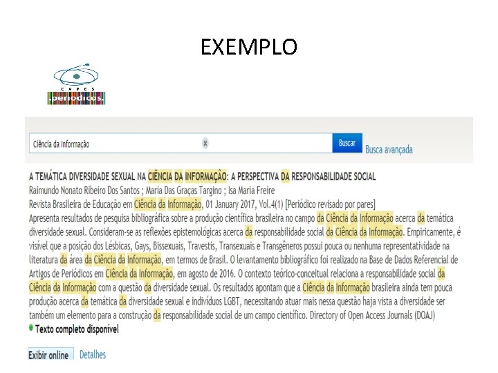 EXEMPLO 