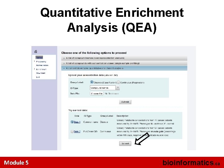 Quantitative Enrichment Analysis (QEA) Module 5 bioinformatics. ca 