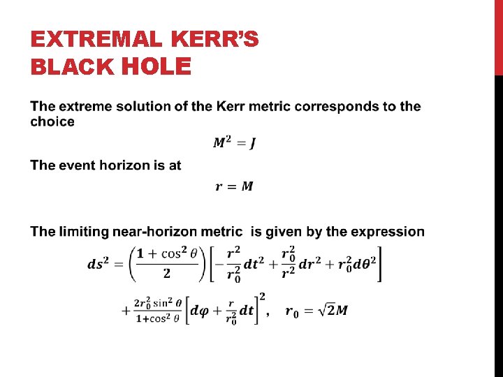 EXTREMAL KERR’S BLACK HOLE 