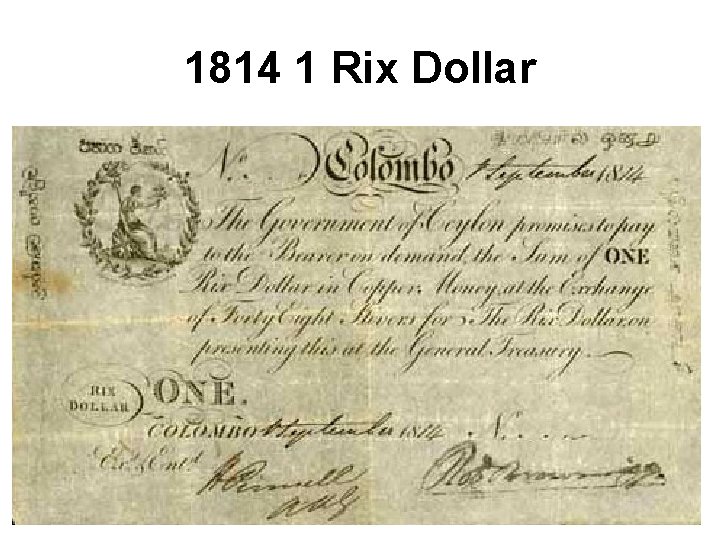 1814 1 Rix Dollar 