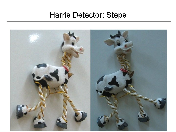 Harris Detector: Steps 