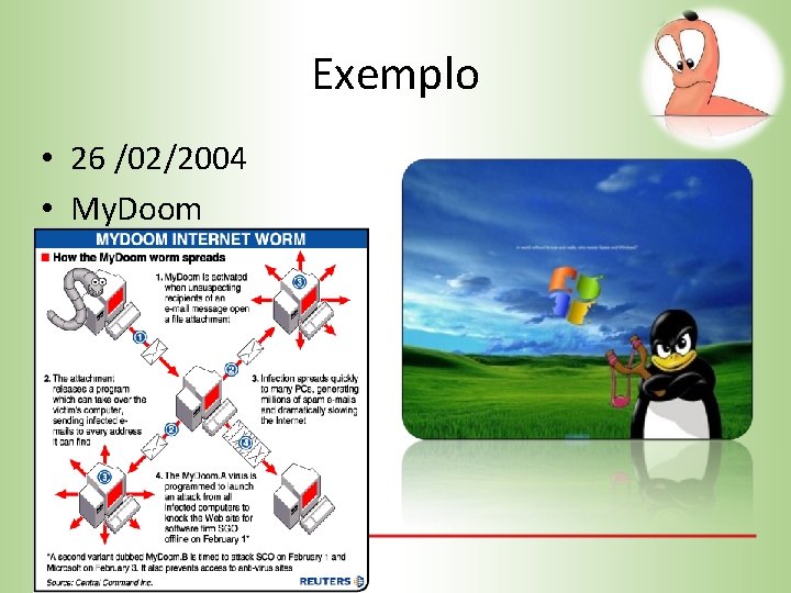 Exemplo • 26 /02/2004 • My. Doom 