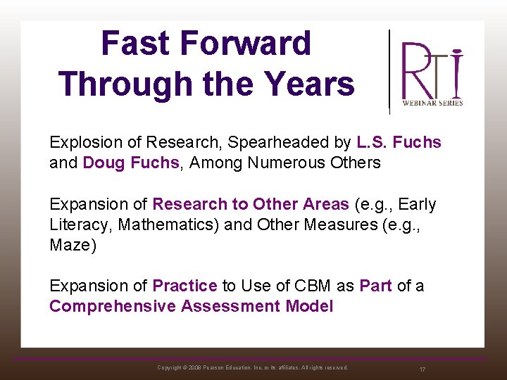 Fast Forward Through the Years Explosion of Research, Spearheaded by L. S. Fuchs and