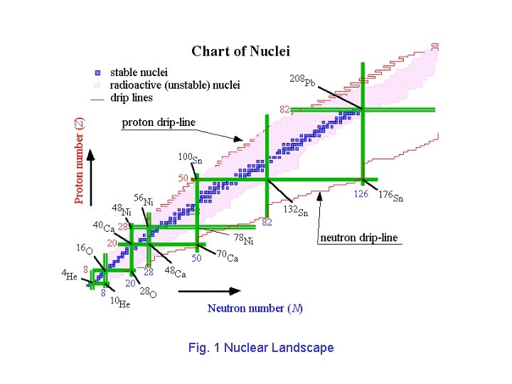 Fig. 1 Nuclear Landscape 