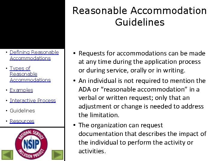 What are Reasonable Defining Reasonable Types
