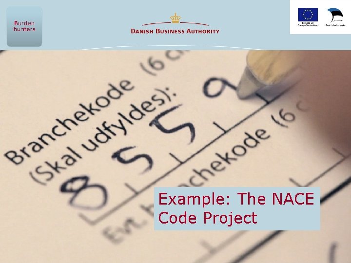 Example: The NACE Code Project 