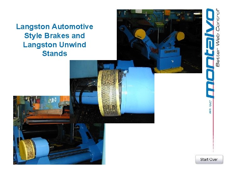 Langston Automotive Style Brakes and Langston Unwind Stands 