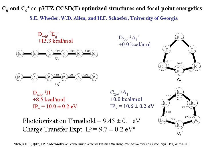 C 6 and C 6+ cc-p. VTZ CCSD(T) optimized structures and focal-point energetics S.
