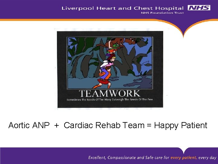 Aortic ANP + Cardiac Rehab Team = Happy Patient 