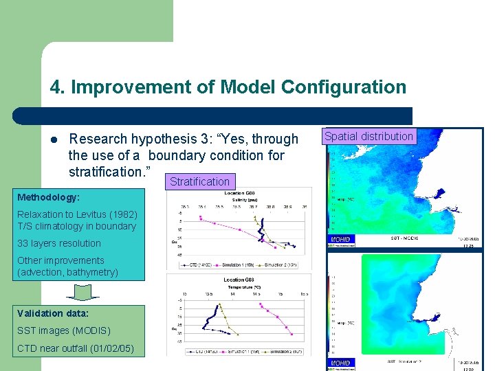 4. Improvement of Model Configuration l Research hypothesis 3: “Yes, through the use of