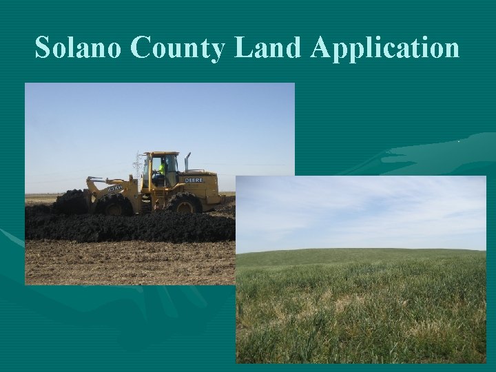 Solano County Land Application 