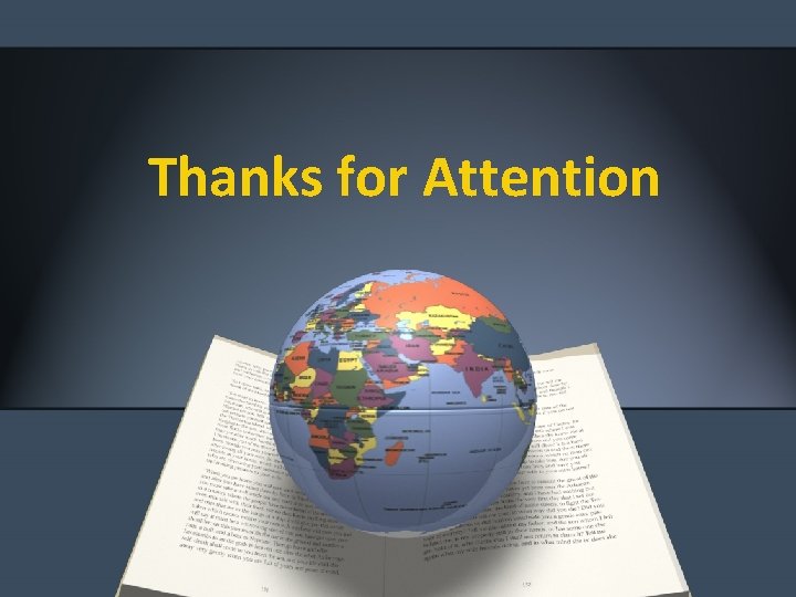 Thanks for Attention Thanks for Attention