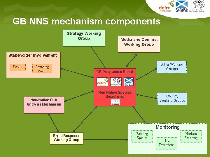 GB NNS mechanism components Strategy Working Group Media and Comms. Working Group Stakeholder Involvement