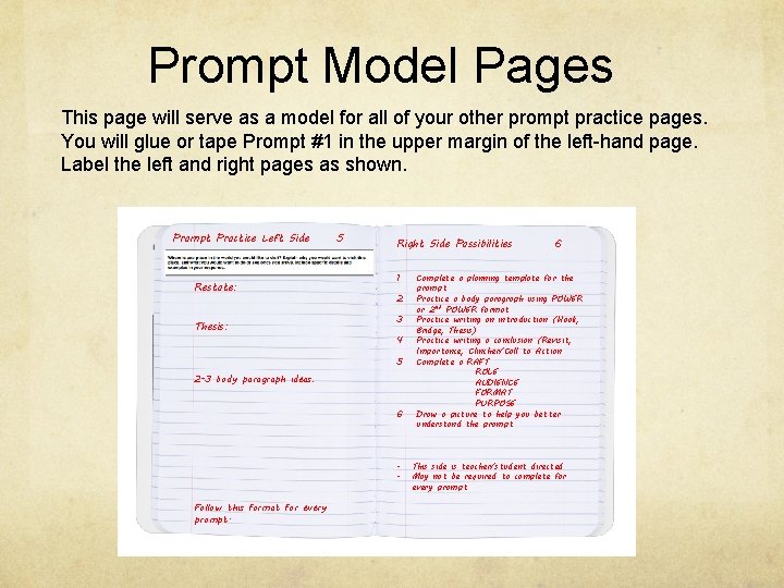 Prompt Model Pages This page will serve as a model for all of your