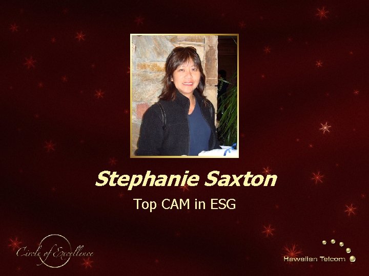 Stephanie Saxton Top CAM in ESG 