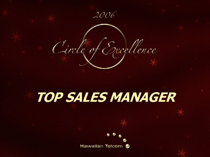 TOP SALES MANAGER 