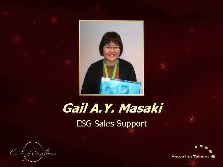 Gail A. Y. Masaki ESG Sales Support 