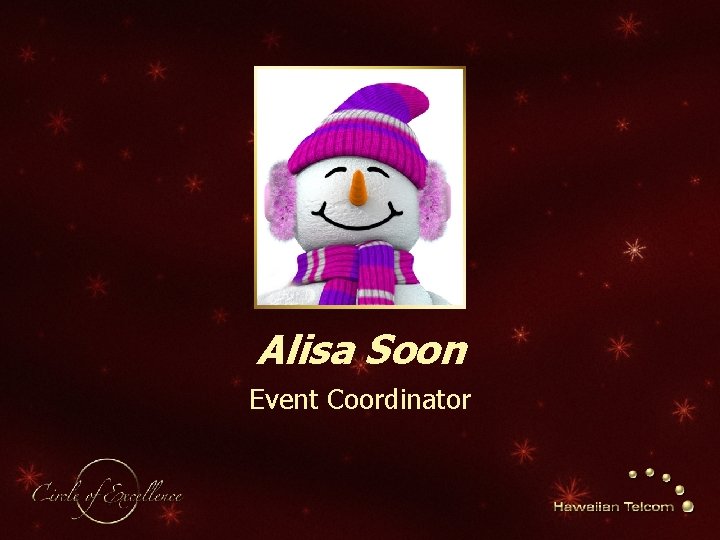 Alisa Soon Event Coordinator 