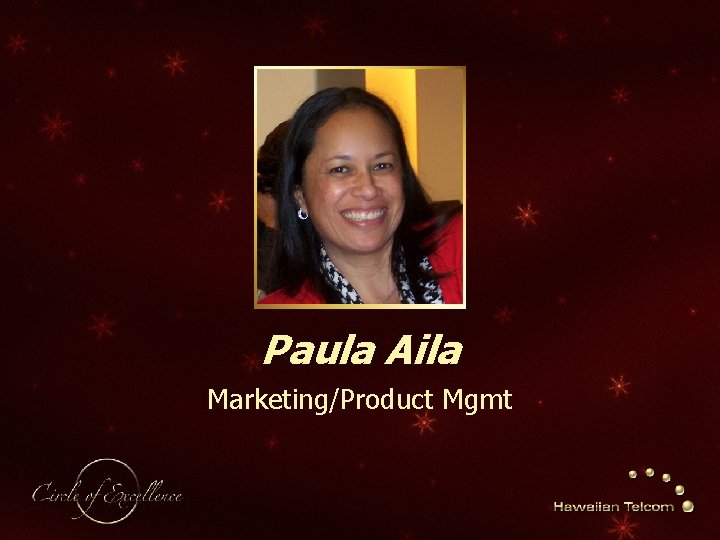 Paula Aila Marketing/Product Mgmt 